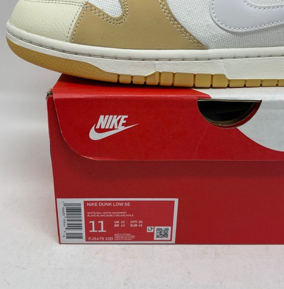 (Sz 11 Nike Dunk Low SE Patchwork If Lost Please Return To main image 9